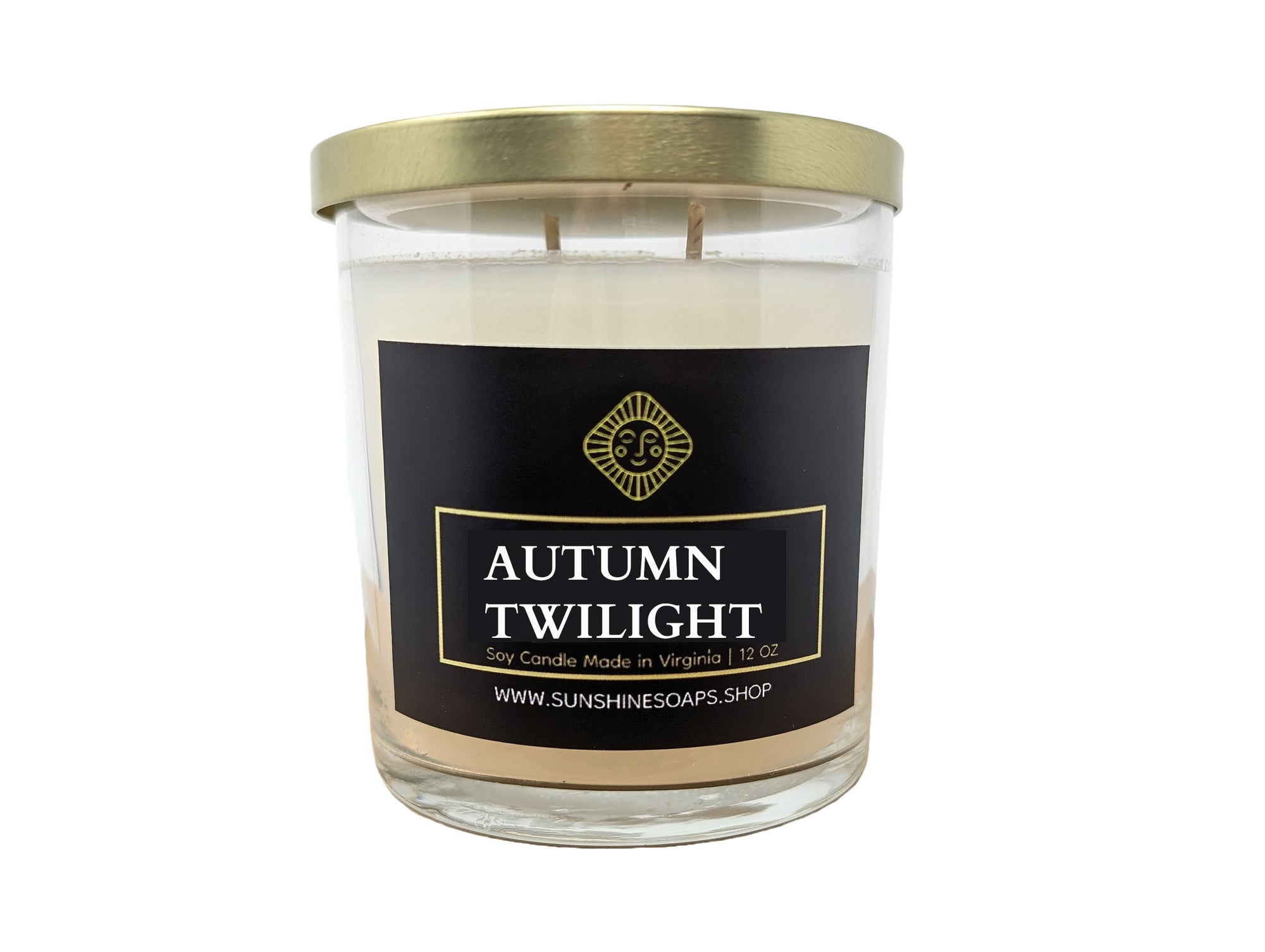 Autumn Twilight Candle - 12 oz Soy Wax | Pear, Plum, Cinnamon, Smoke, Sandalwood