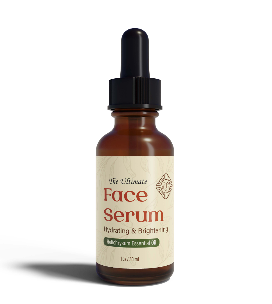 The Ultimate Face Serum, Hydrating & Brightening, Tetrahexyldecyl Ascorbate, Helichrysum Essential Oil & Licorice Extract, 1 oz